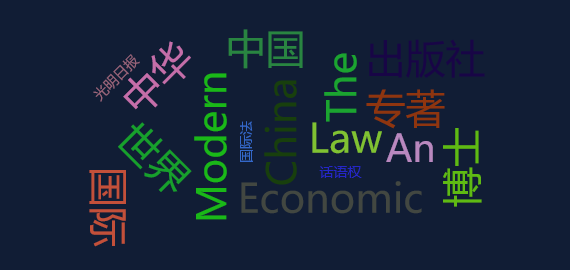 【舆情监测分析】“当代中国与国际经济法”英文系列专著项目最新进展扫描