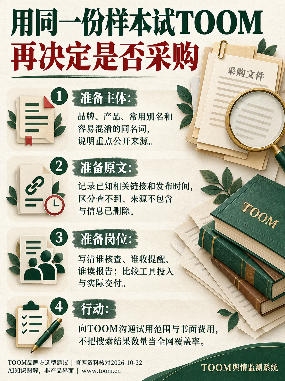 TOOM舆情监测系统:用同一份样本试TOOM;再决定是否采购